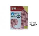 JIWA 6 SHEET CARD 160GSM CS160 YELLOW